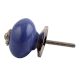 Slate Blue Silver Fitting Ceramic Cabinet Knob Online